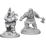 WizKids Dungeons and Dragons Nolzur's Marvelous Minis Dwarf Barbarian Male
