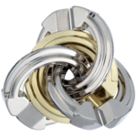 University Games Hanayama Cast Puzzle Cyclone Lvl 5