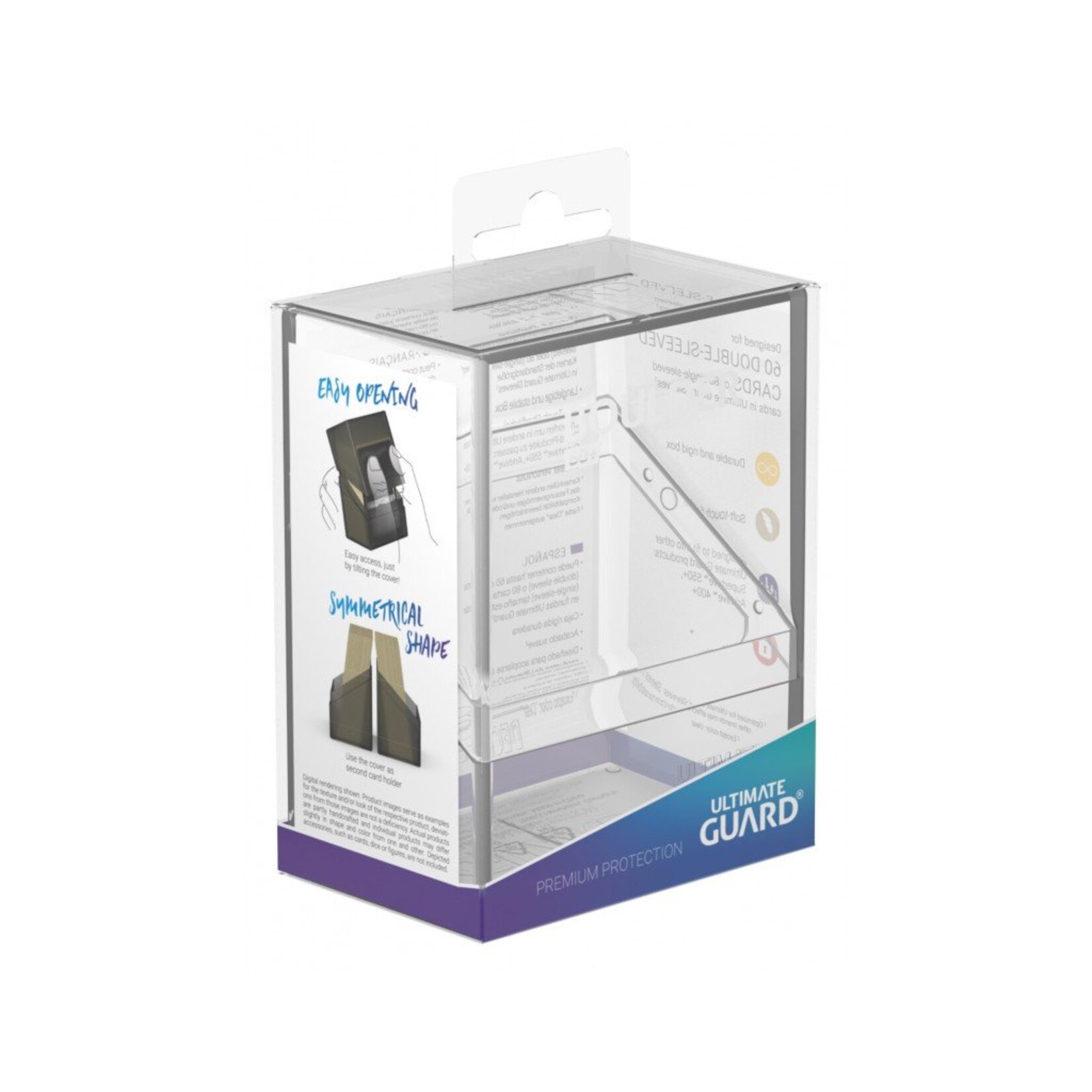 Ultimate Guard Ultimate Guard Boulder Deck Case 60+ Clear