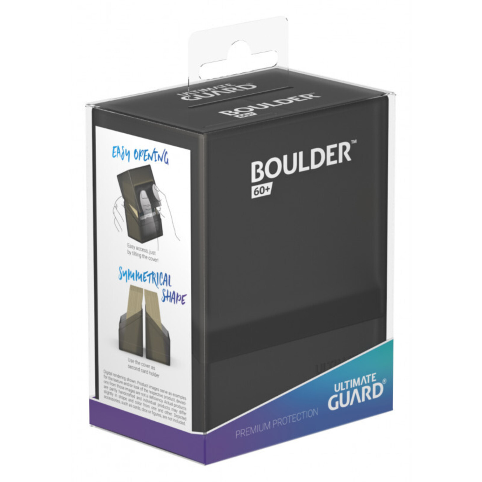 Ultimate Guard Ultimate Guard Boulder Deck Case 60+ Onyx Black