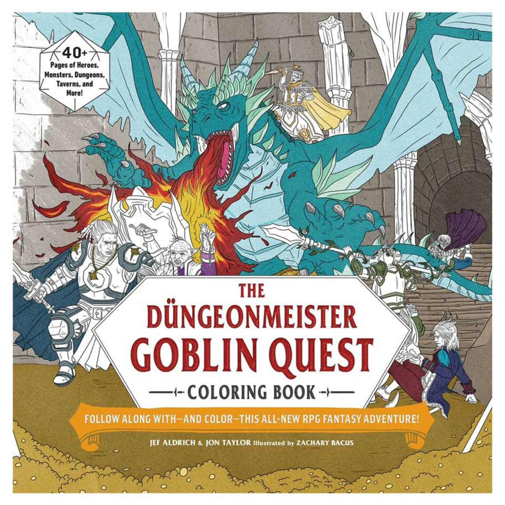 Adams Media Dungeonmeister Coloring Book