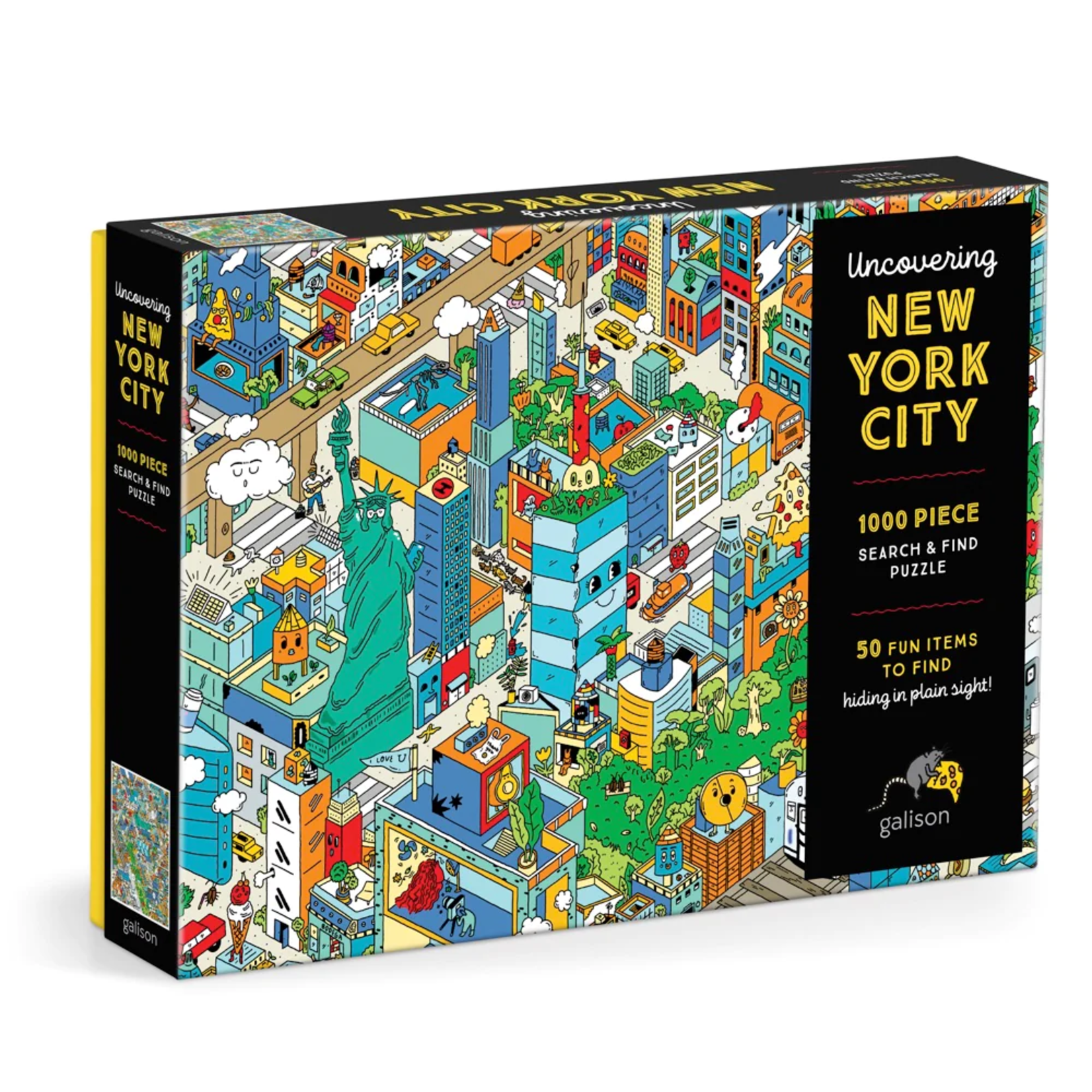 Galison 1000 pc Puzzle Uncovering New York City