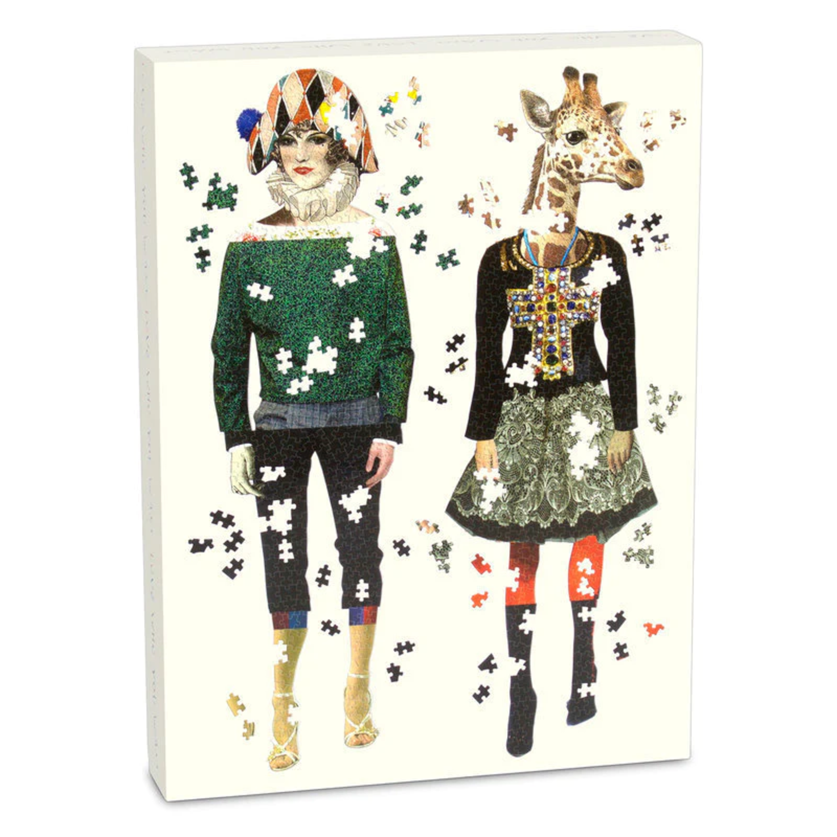Galison 750 pc Shaped Puzzle Christian LaCroix Heritage Collection Love Who You Want