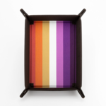 FanRoll by MDG FanRoll Pride Flags Folding Dice Tray Lesbian