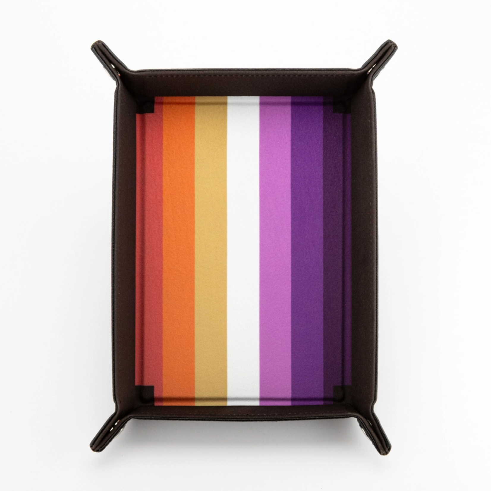 FanRoll by MDG FanRoll Pride Flags Folding Dice Tray Lesbian