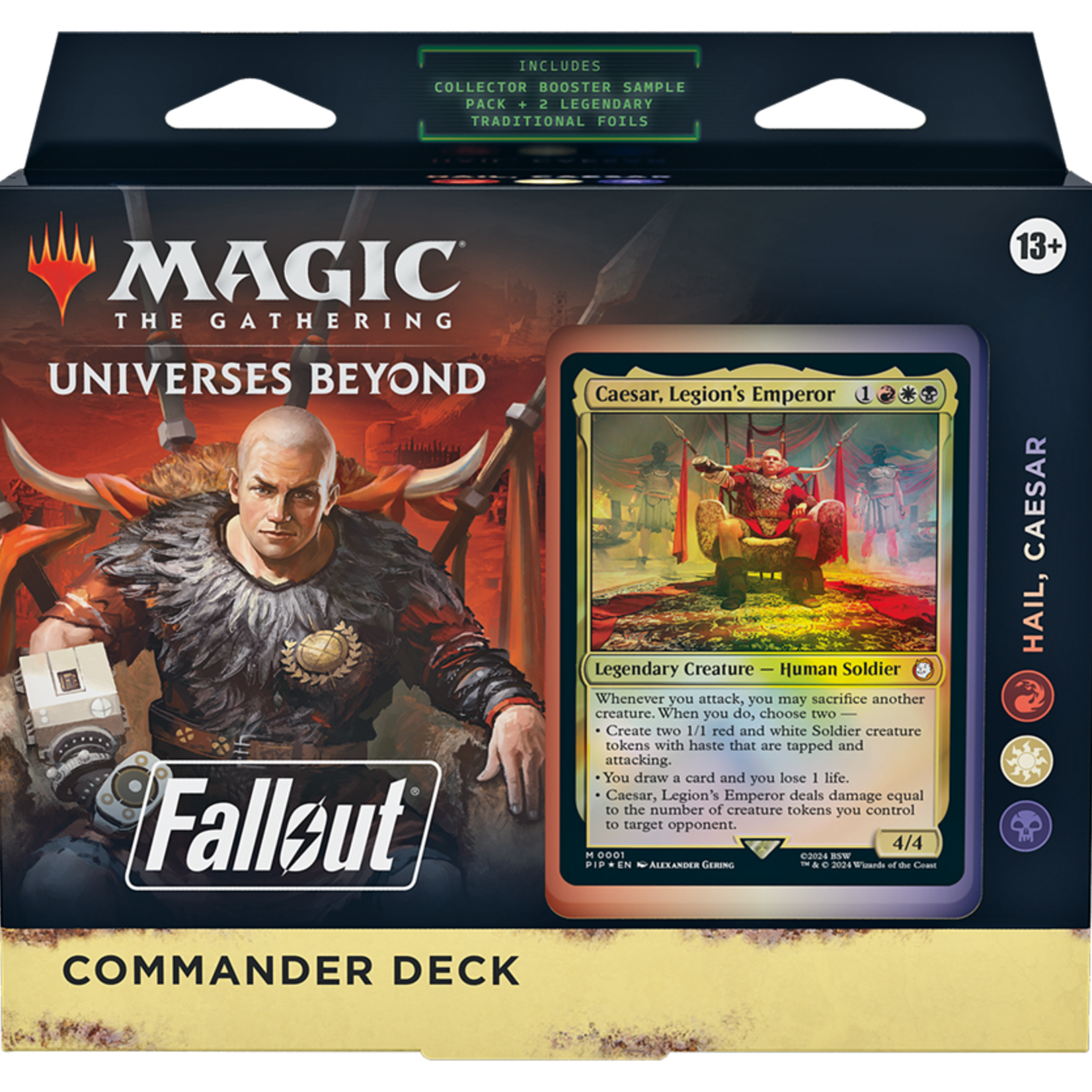 Wizards of the Coast Magic the Gathering Commander Deck Fallout Hail Caesar