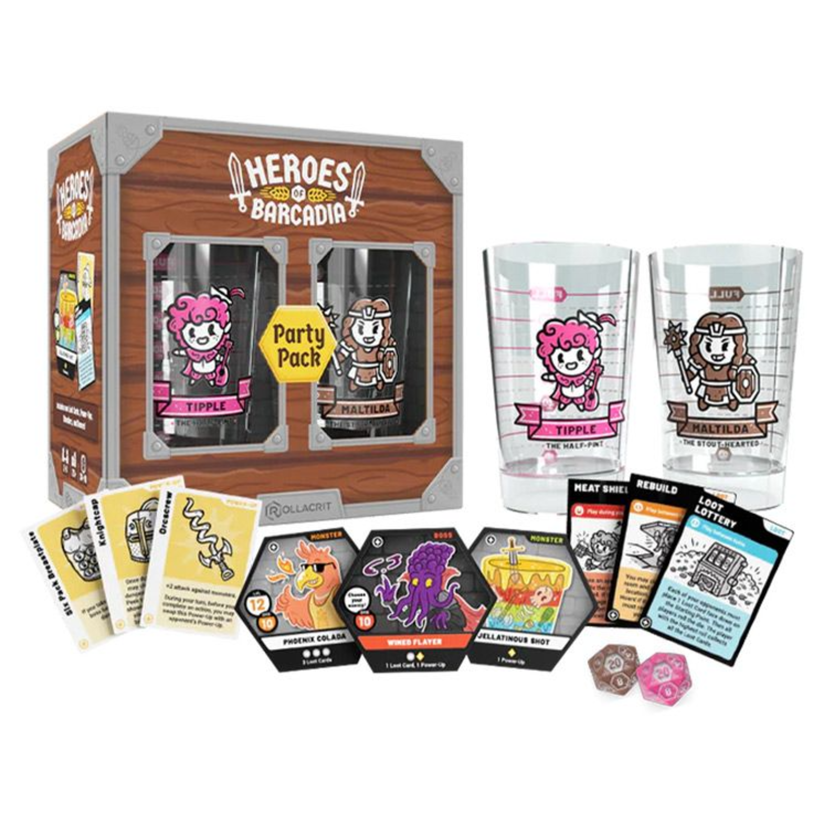 Rollacrit Corp Heroes of Barcadia Party Pack Expansion