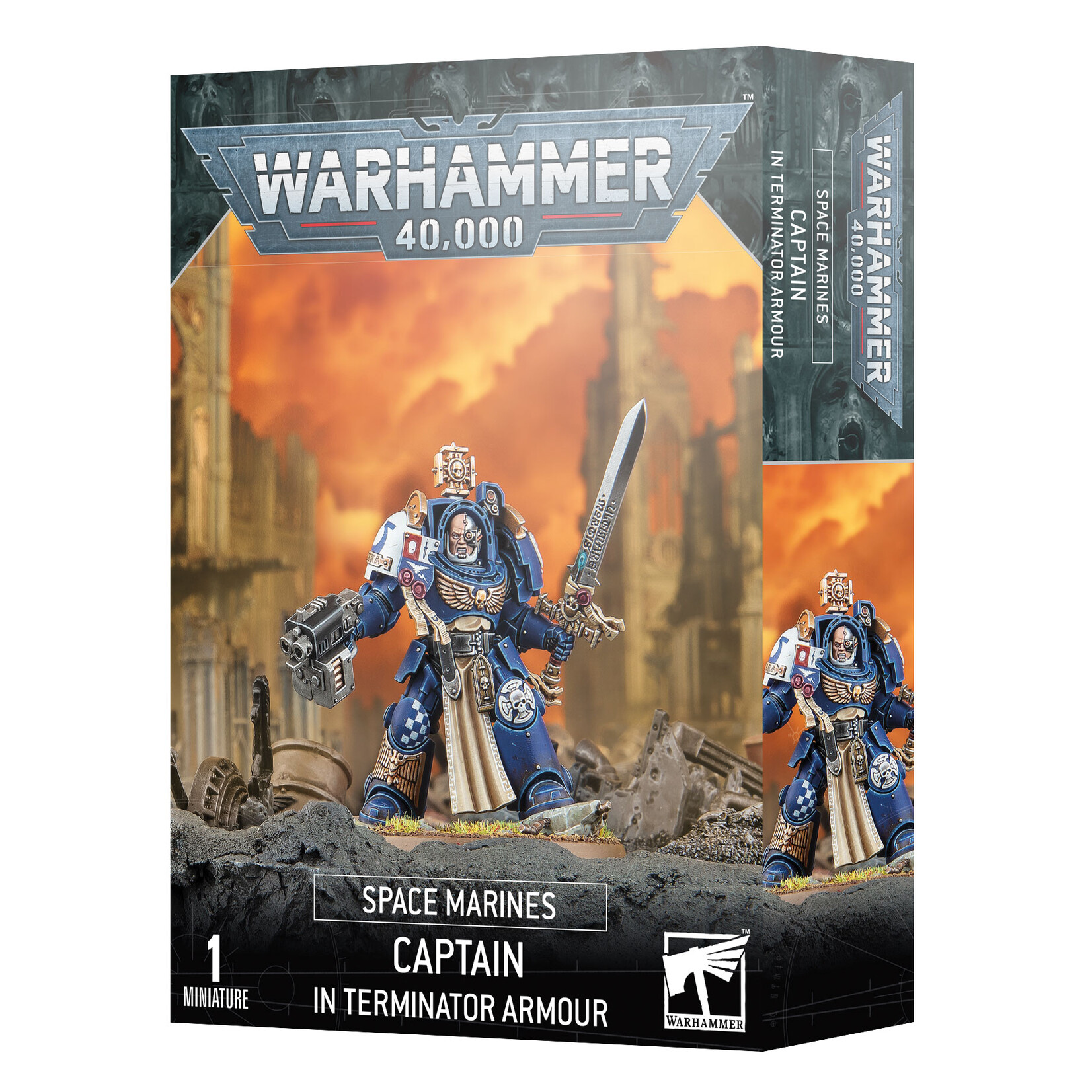 Games Workshop Warhammer 40k Space Marines Captain in Terminator Armour