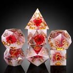 Dice Habit Dice Habit Sharp Edge Romance Polyhedral 7 Die Set