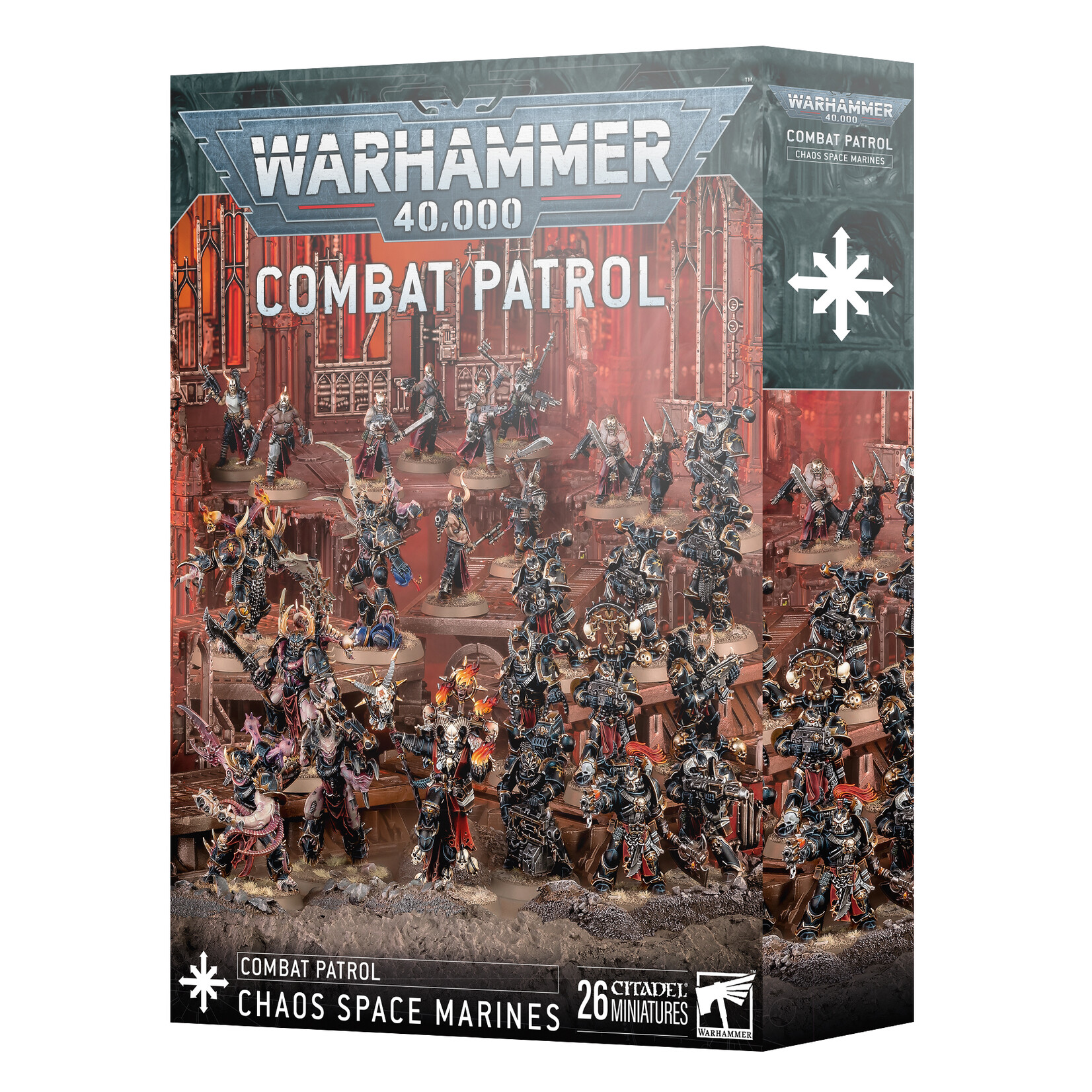 Games Workshop Warhammer 40k Chaos Space Marines Combat Patrol 10E