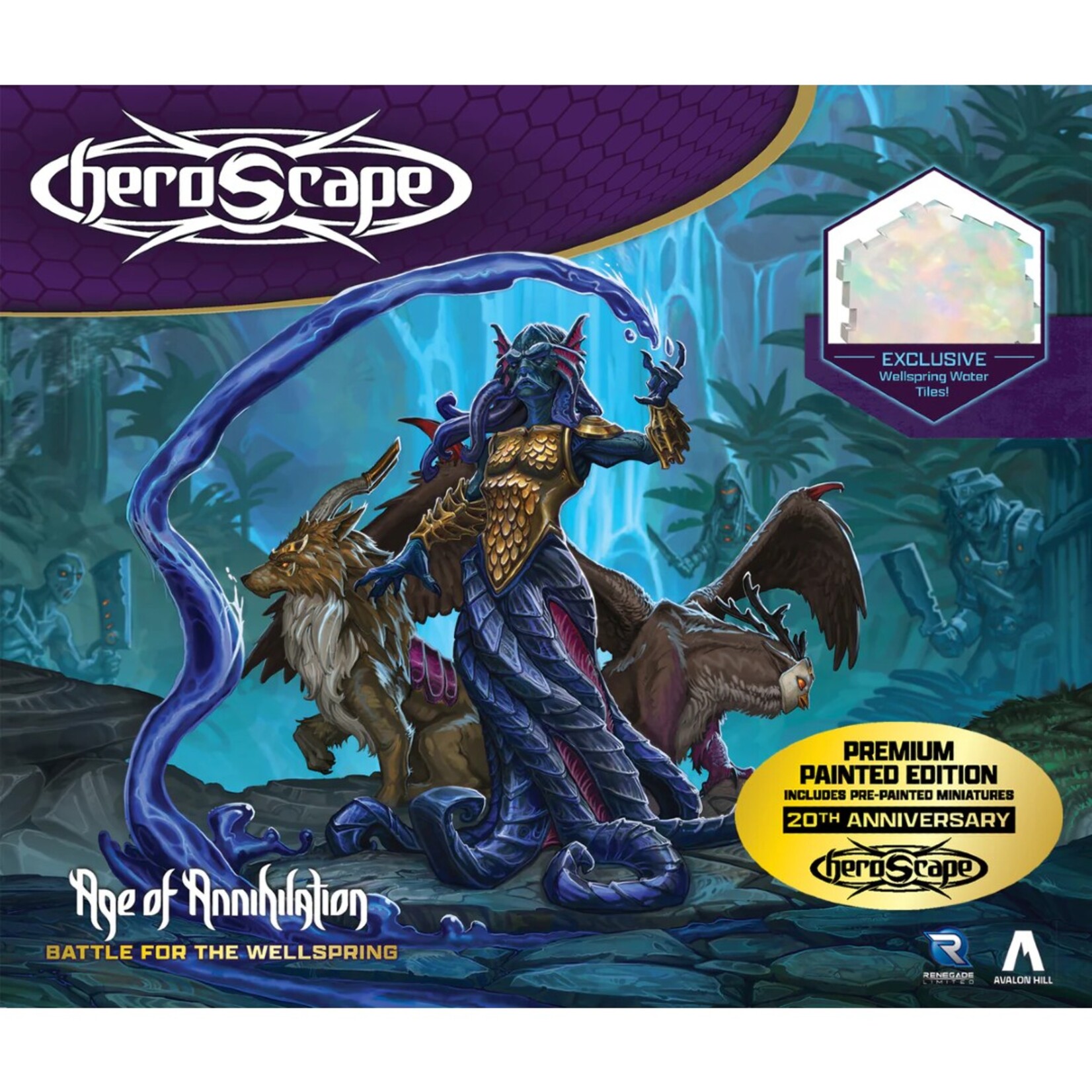 Renegade Game Studios Heroscape Battle for the Wellspring Battle Box Premium Painted Edition