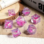 Dice Habit Dice Habit Liquid Core Fusha Polyhedral 7 Die Set