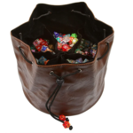 Forged Pouch of the Endless Hoard Dice Bag Brown Black