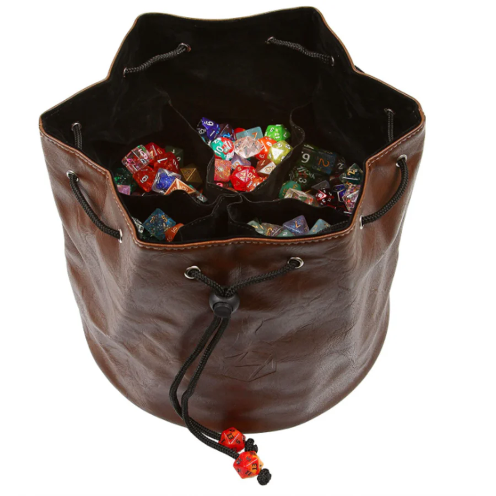 Forged Pouch of the Endless Hoard Dice Bag Brown Black