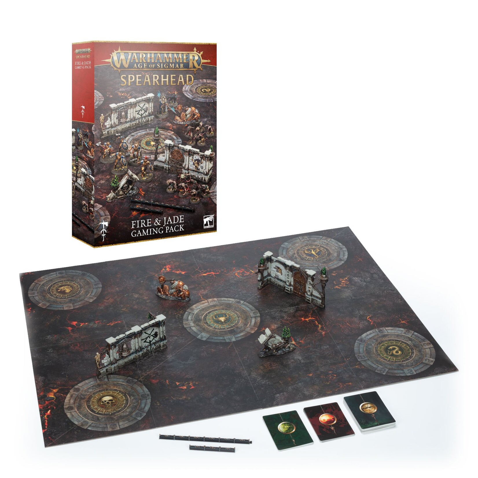 Games Workshop Warhammer Age of Sigmar Fire and Jade Gaming Pack