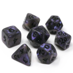 Die Hard Dice Die Hard RPG Set Elessia Kybr Passion w/ Black Polyhedral 7 die set