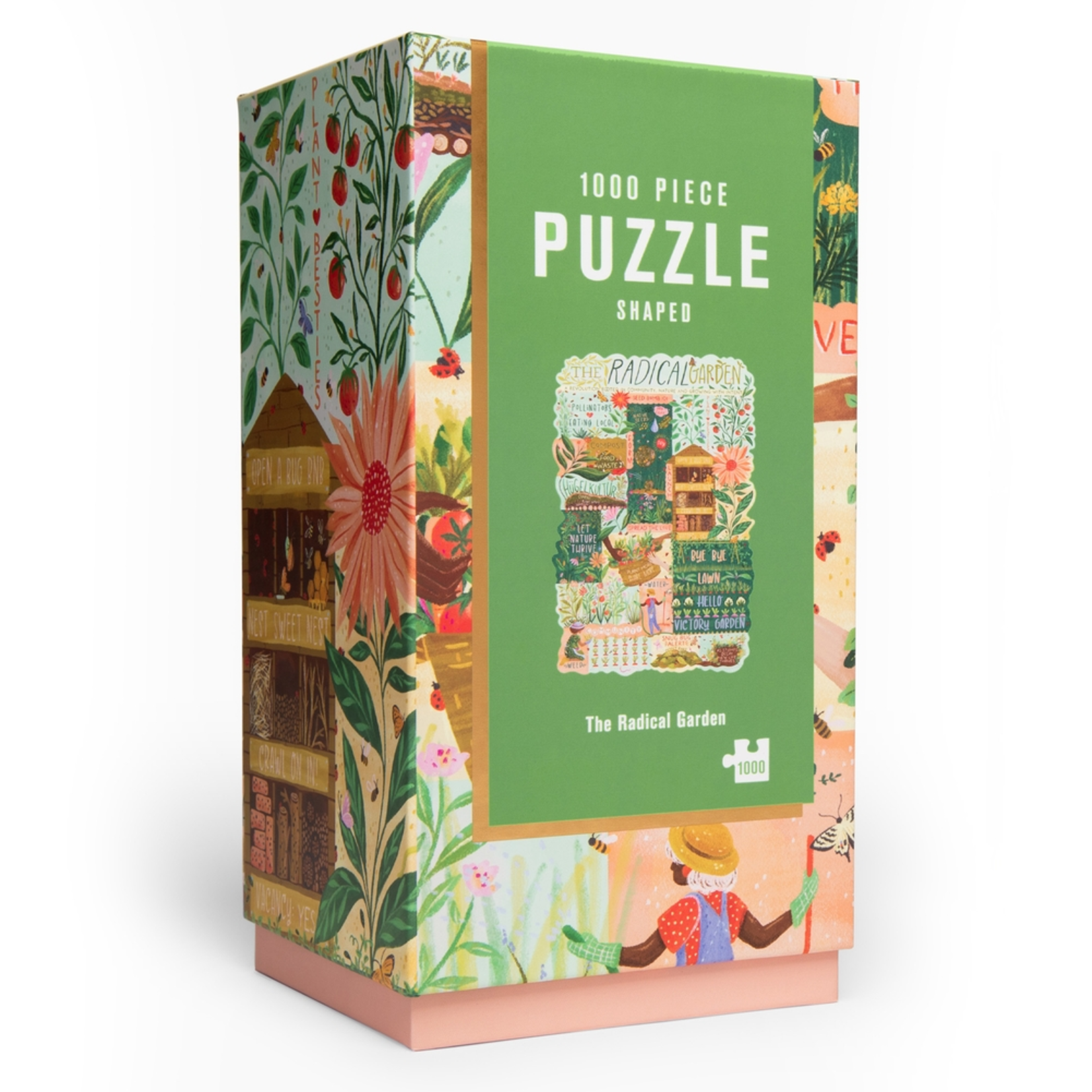 Lantern Press 1000 pc Shaped Puzzle The Radical Garden