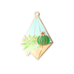 Shoal Hanging Terrarium Pin Day Enamel Pin