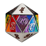 Die Hard Dice Die Hard Horizon Dire d20 Rainbow Pride