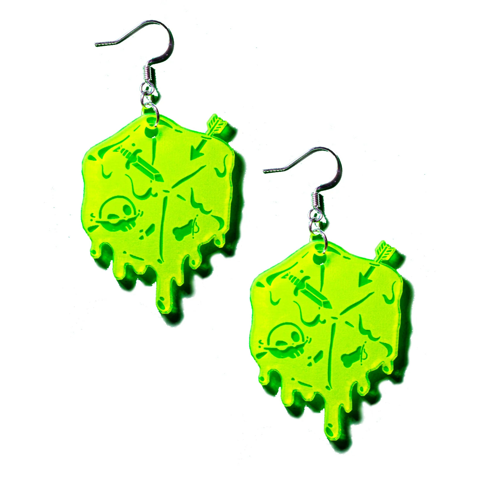 Dispel Death By Ooze Earrings