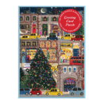 Galison 60 pc Mini Puzzle Joy Laforme Winter Lights Greeting Card