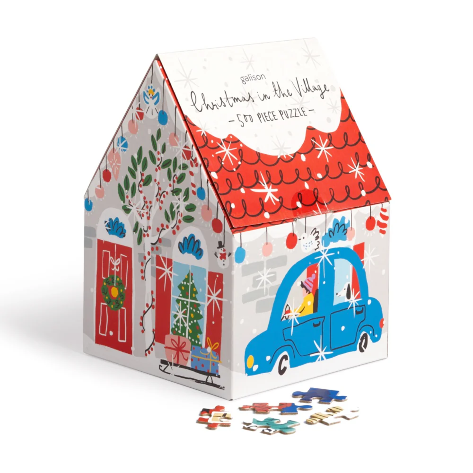 Galison 500 pc Puzzle Christmas in the Village
