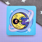 HeyyoJojo Pokemon Lunatone Galaxy Enamel Pin
