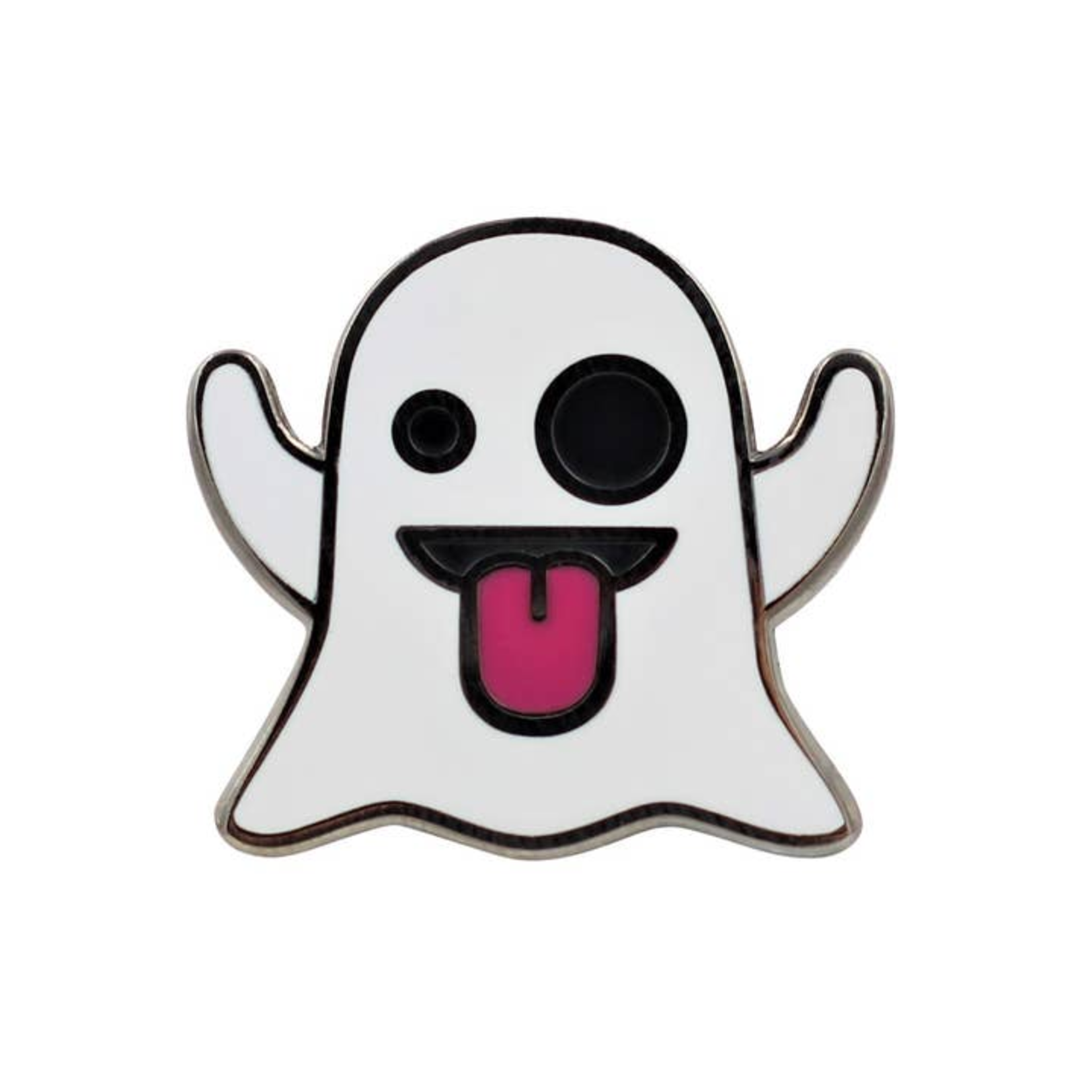 Real Sic Ghost Emoji Horror Halloween Enamel Pin For Your Life