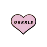 Seltzer Goods Grrrls Enamel Pin