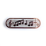 Kitty With A Cupcake Music Personality Plaque Enamel Pin