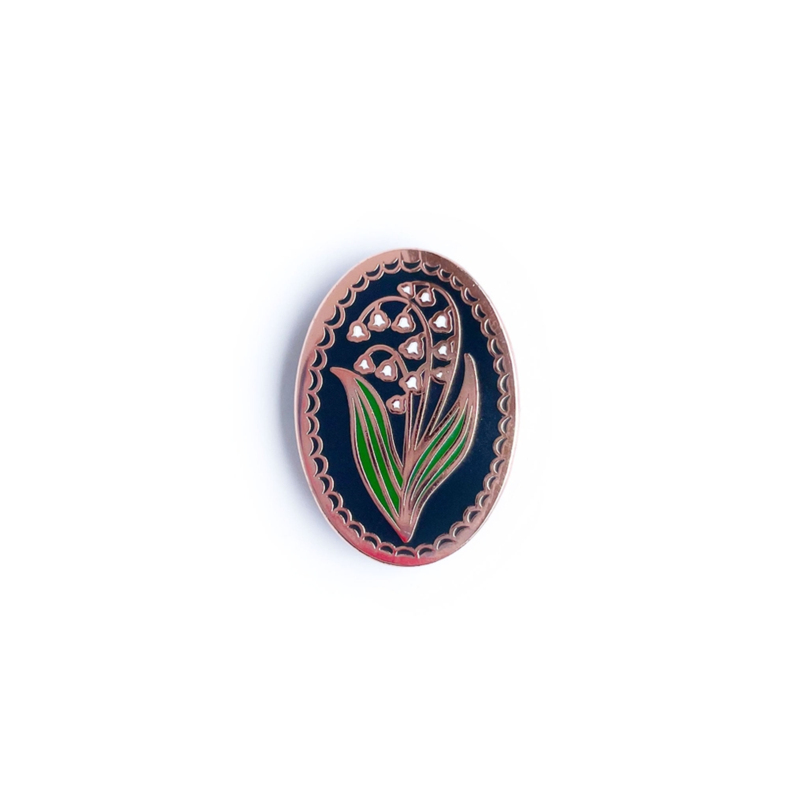 Kitty With A Cupcake Lily of the Valley Magnetic Needle Minder