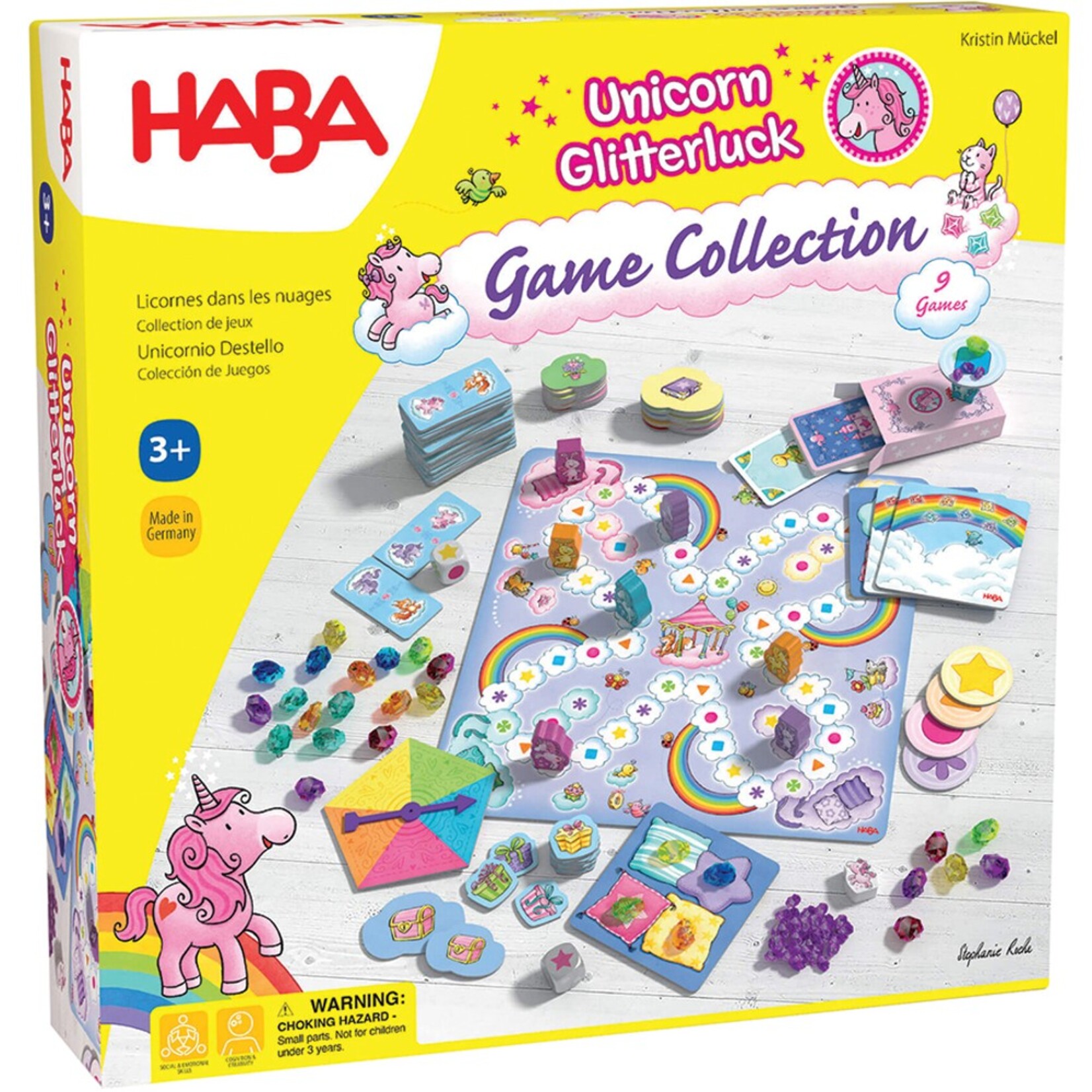HABA HABA Unicorn Glitterluck Game Collection