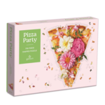 Galison 750 pc Shaped Puzzle Pizza Party