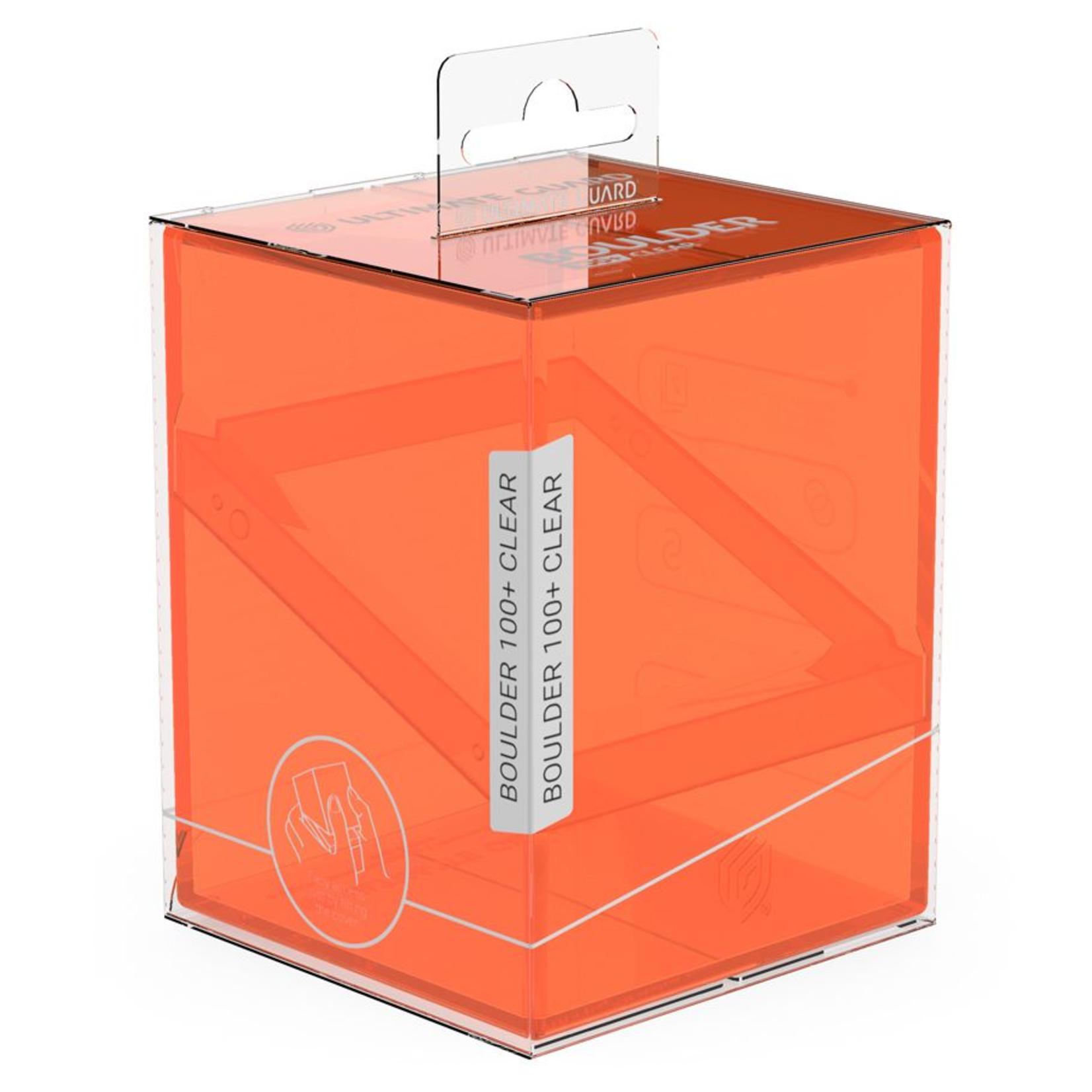 Ultimate Guard Ultimate Guard Boulder Deck Case 100+ Clear Poppy Topaz