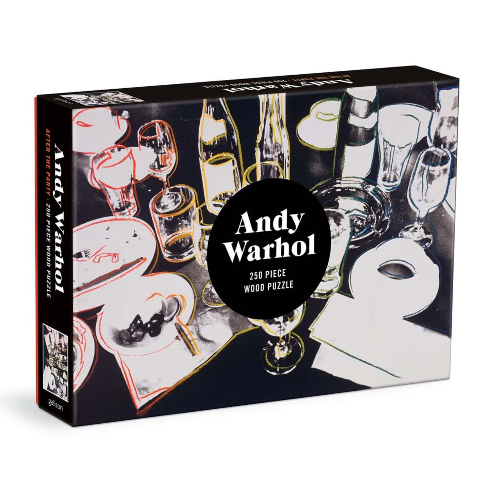 Galison 250 pc Wood Puzzle Andy Warhol After the Party