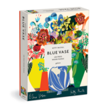 Galison 250 pc Wood Puzzle Kitty McCall Blue Vase