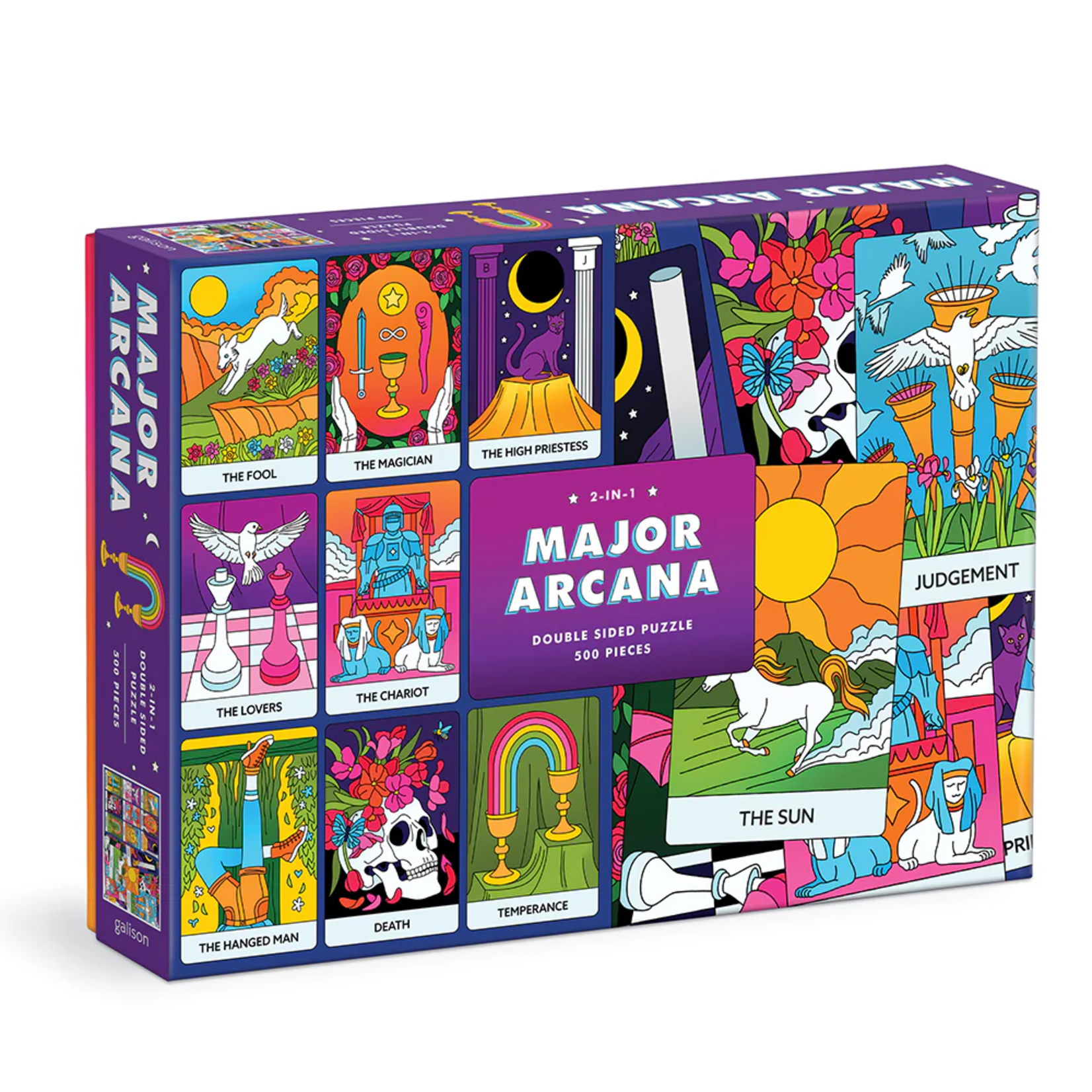 Galison 500 pc Double-Sided Puzzle Major Arcana