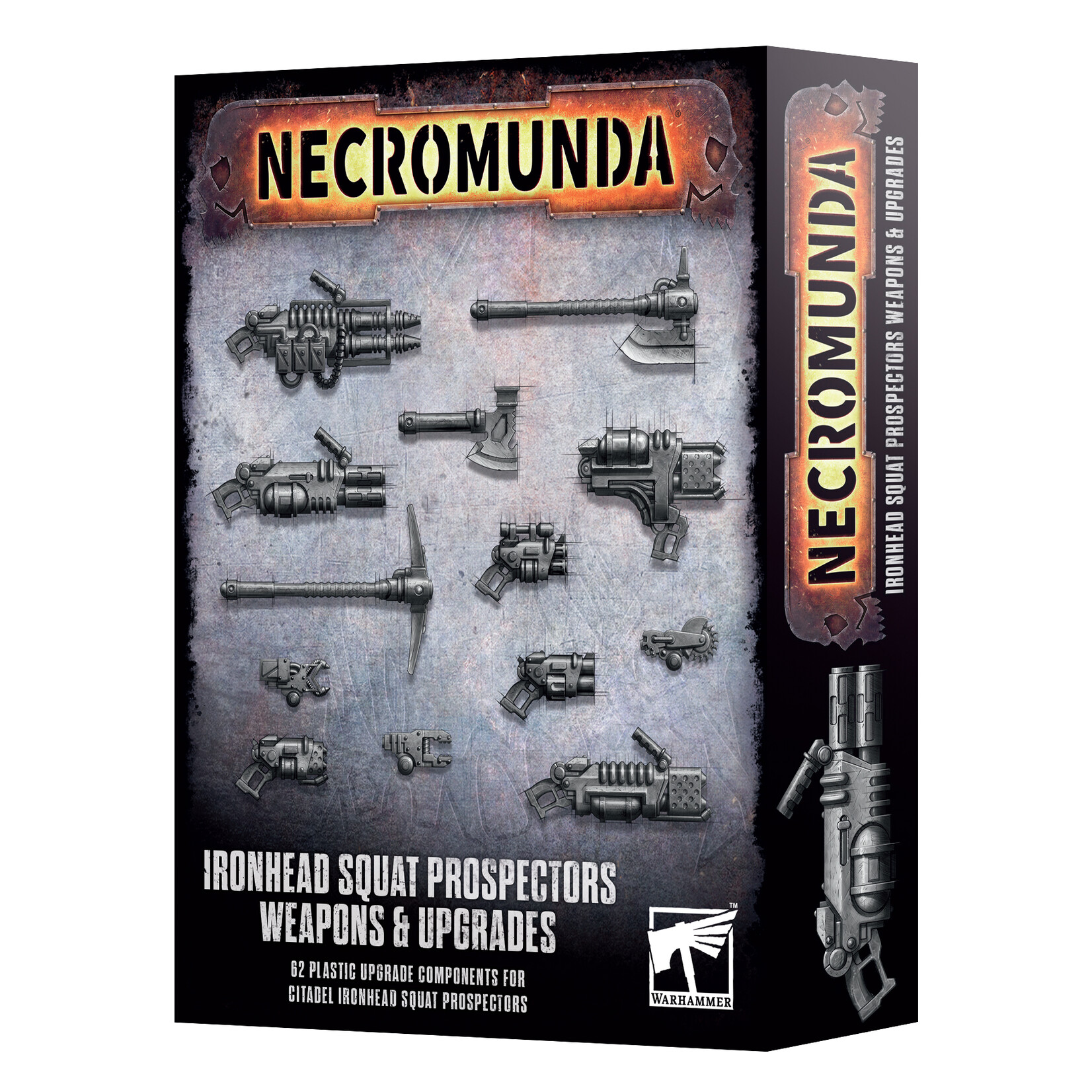 Games Workshop Necromunda Squat Prospectors Weapons and Upgrades
