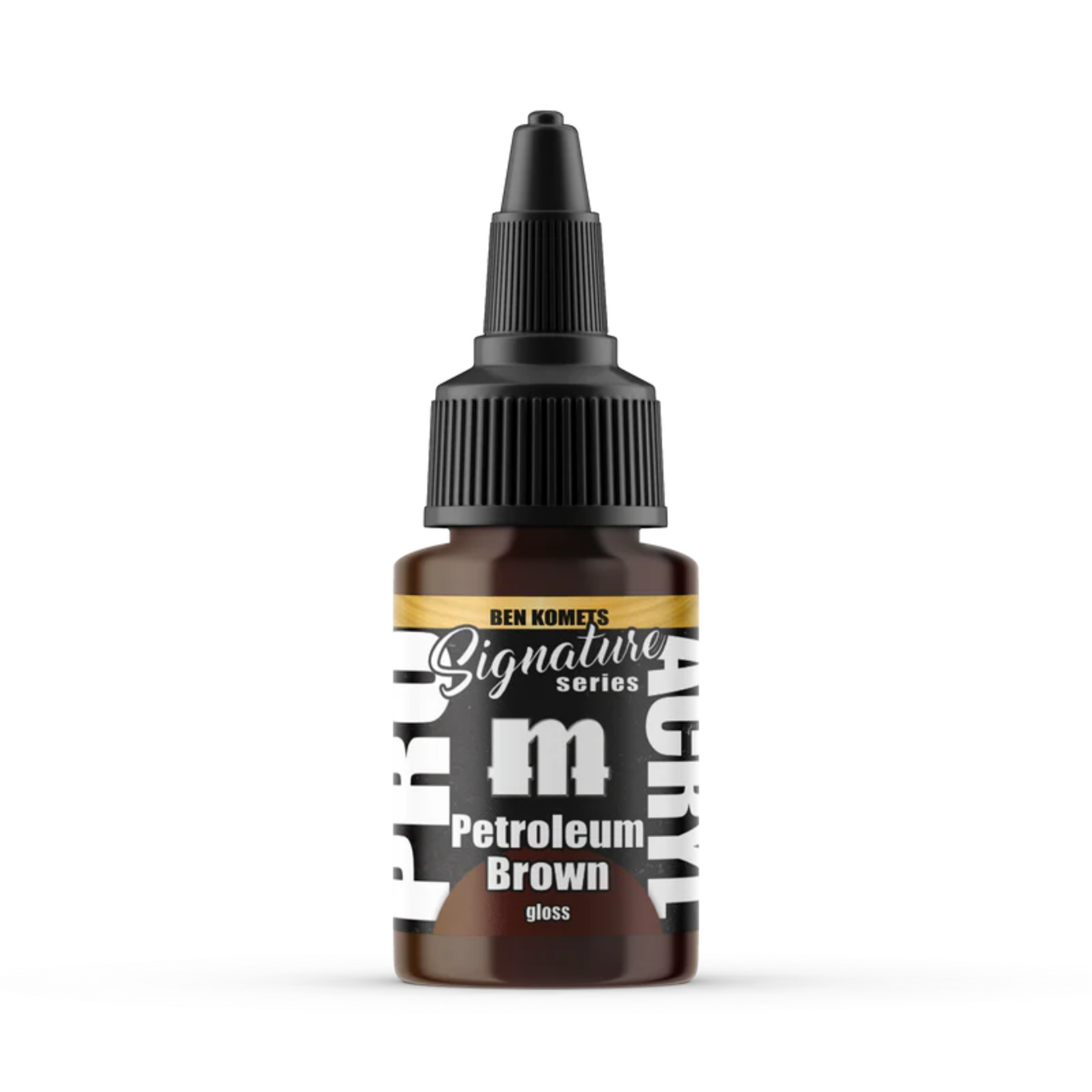 Monument Hobbies Pro Acryl Signature Series Ben Komets Petroleum Brown Gloss 22 ml