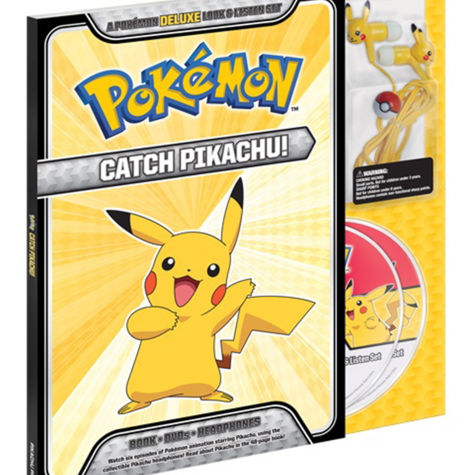 Simon and Schuster Catch Pikachu Deluxe Look and Listen Set