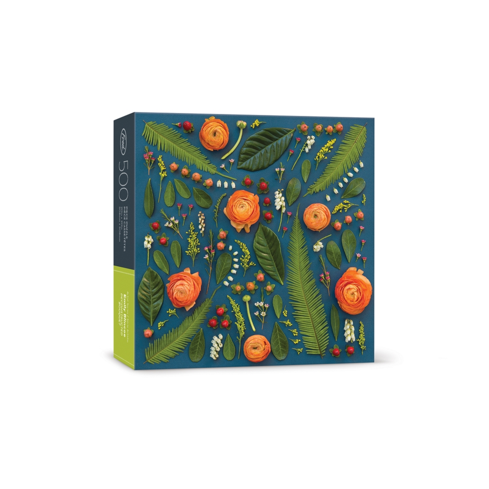 Fred and Friends 500 pc Puzzle Emily Blincoe Deconstructed Bouquet