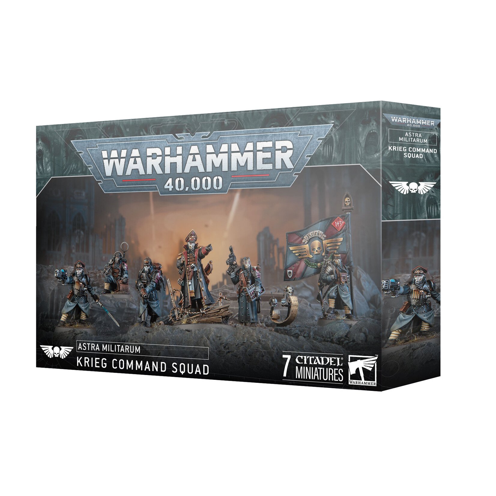 Games Workshop Warhammer 40k Imperium Astra Militarum Krieg Command Squad