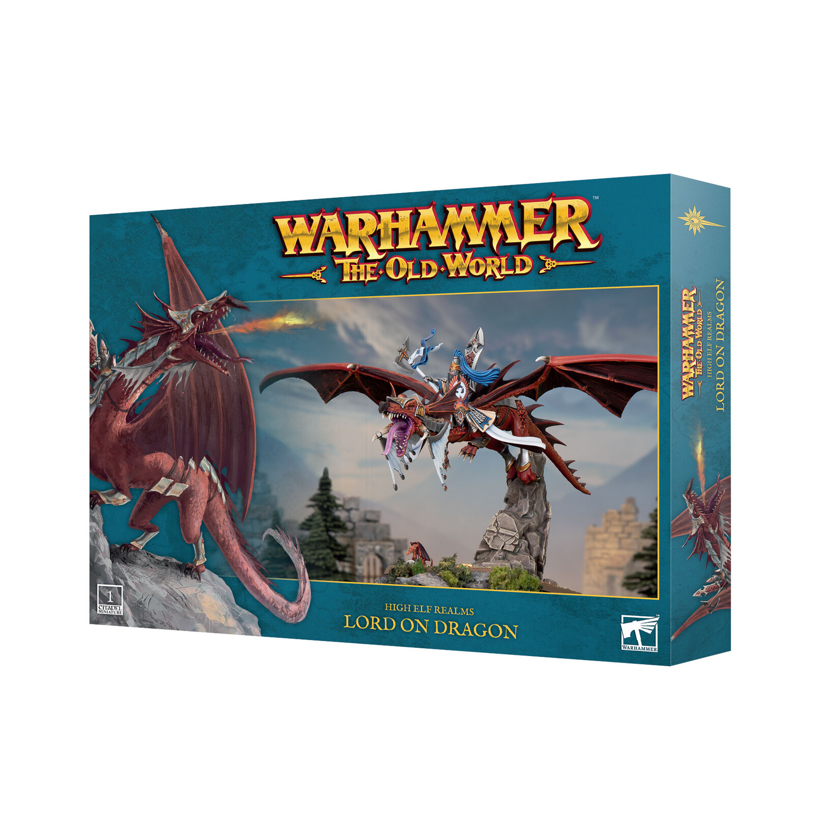 Games Workshop Warhammer The Old World High Elf Realms Lord on Dragon