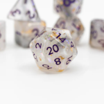Ember Glow Ember Glow Acrylic Dice Chill Touch Polyhedral 7 die set