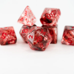Ember Glow Ember Glow Acrylic Dice Sacrifice Polyhedral 7 die set