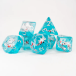 Ember Glow Ember Glow Acrylic Inclusion Koi Polyhedral 7 die set