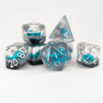 Ember Glow Ember Glow Acrylic Inclusion Octomopey Polyhedral 7 die set