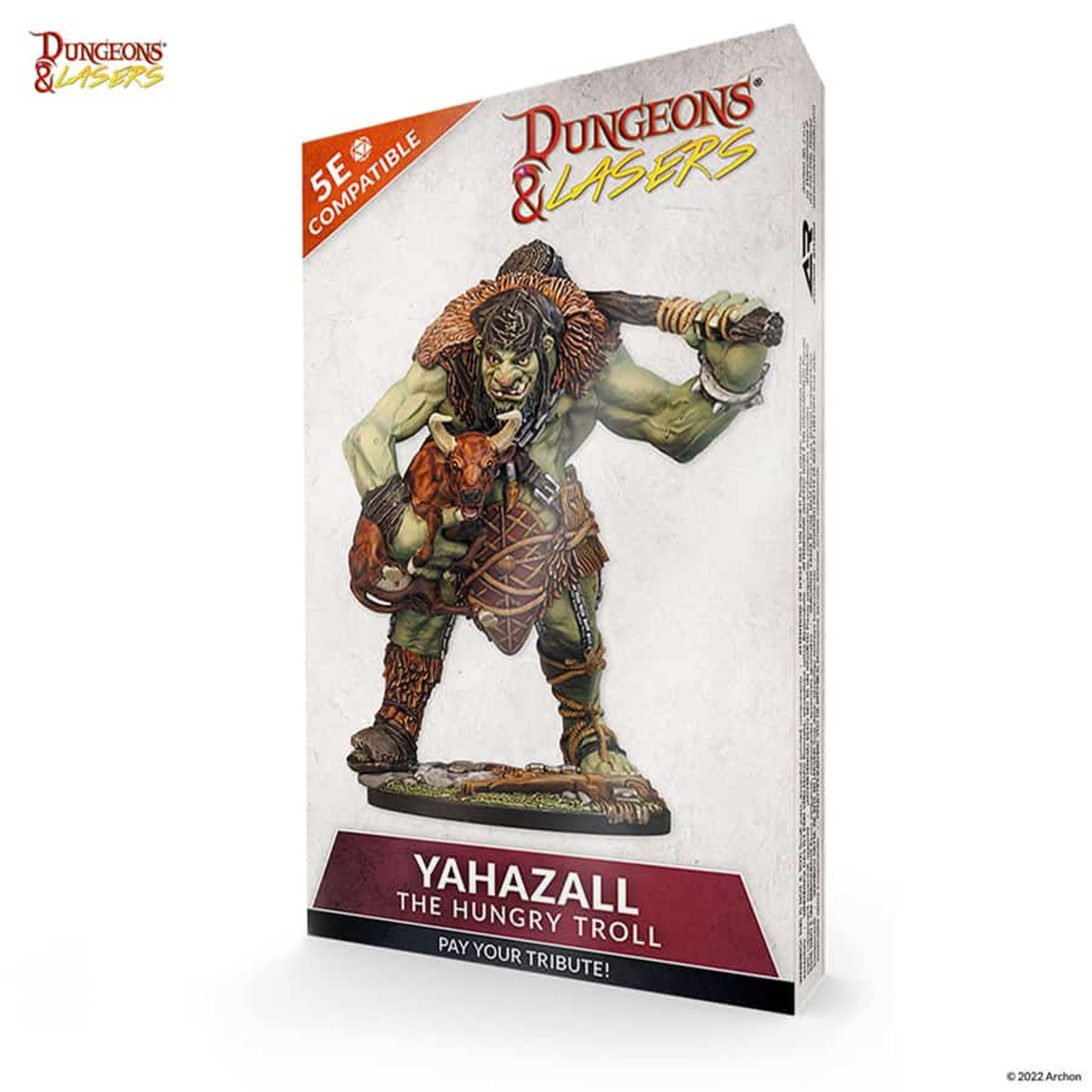 Archon Studios Dungeons and Lasers Minis Yahazzall Hungry Troll