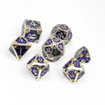 Norse Foundry Dungeon Delve Tomb of the Dead Metal Polyhedral 7 die set