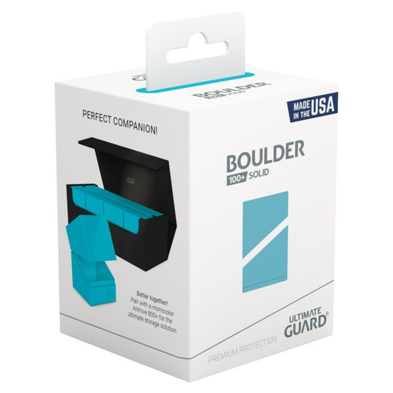 Ultimate Guard Ultimate Guard Boulder Deck Case 100+ Solid Opaque Turquoise